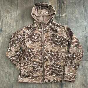 Woman’s Columbia Camouflage Hooded Jacket large